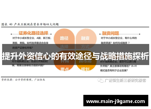 提升外资信心的有效途径与战略措施探析 提升外资信心的有效途径与战略措施探析